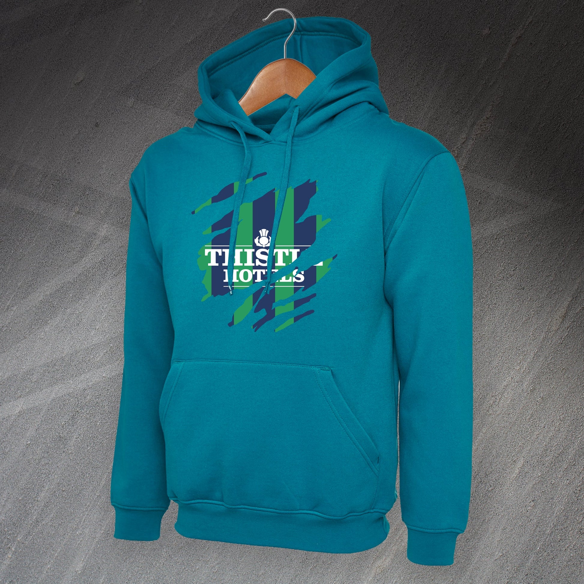 Retro Leeds 1994 Torn Effect Hoodie