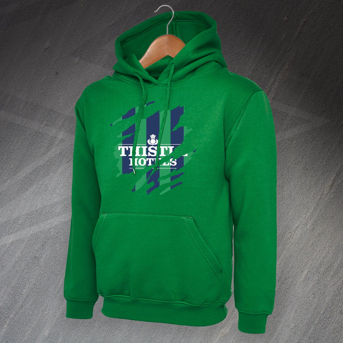 Retro Leeds 1994 Torn Effect Hoodie