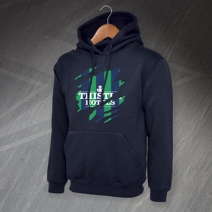 Retro Leeds 1994 Torn Effect Hoodie