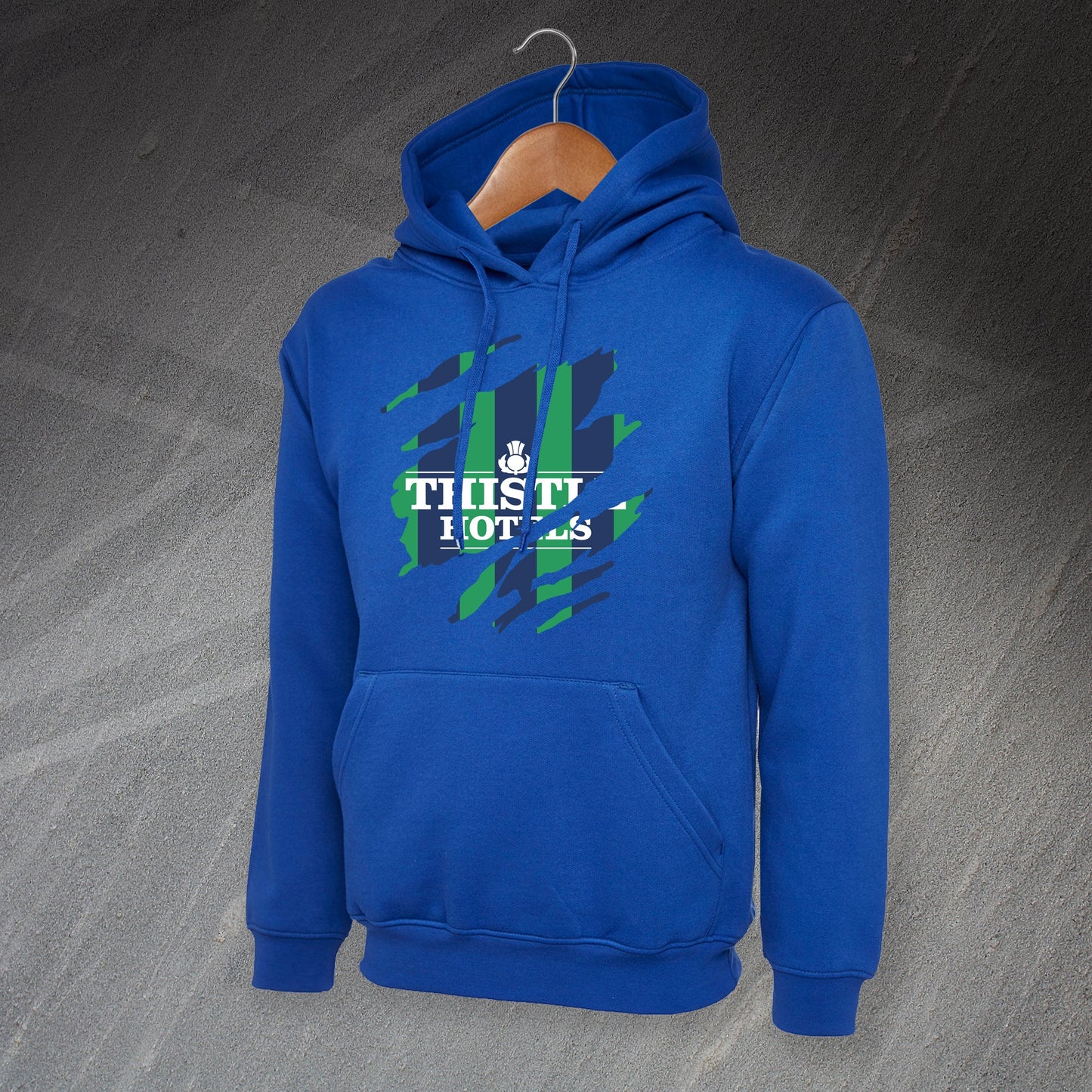 Retro Leeds 1994 Torn Effect Hoodie