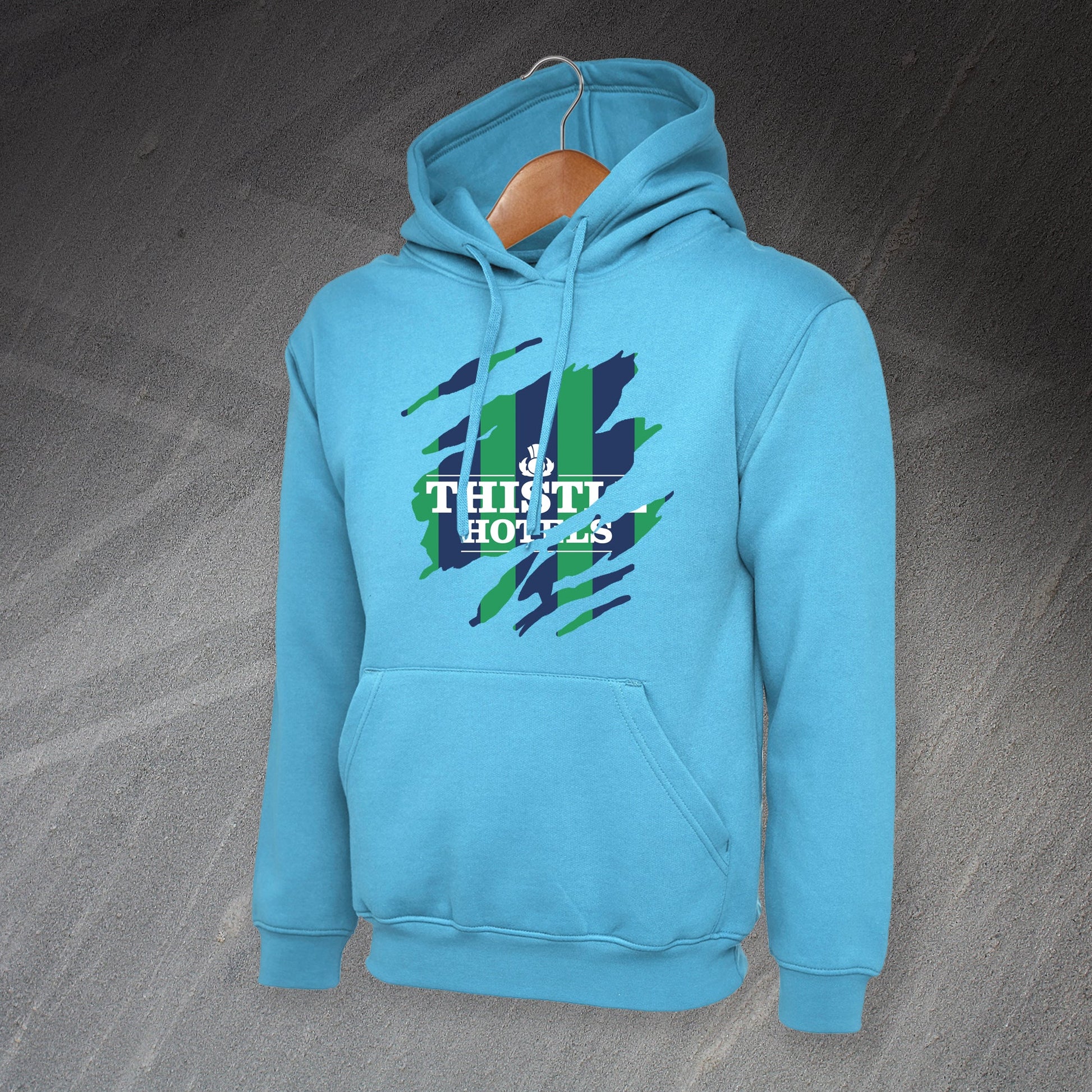 Retro Leeds 1994 Torn Effect Hoodie