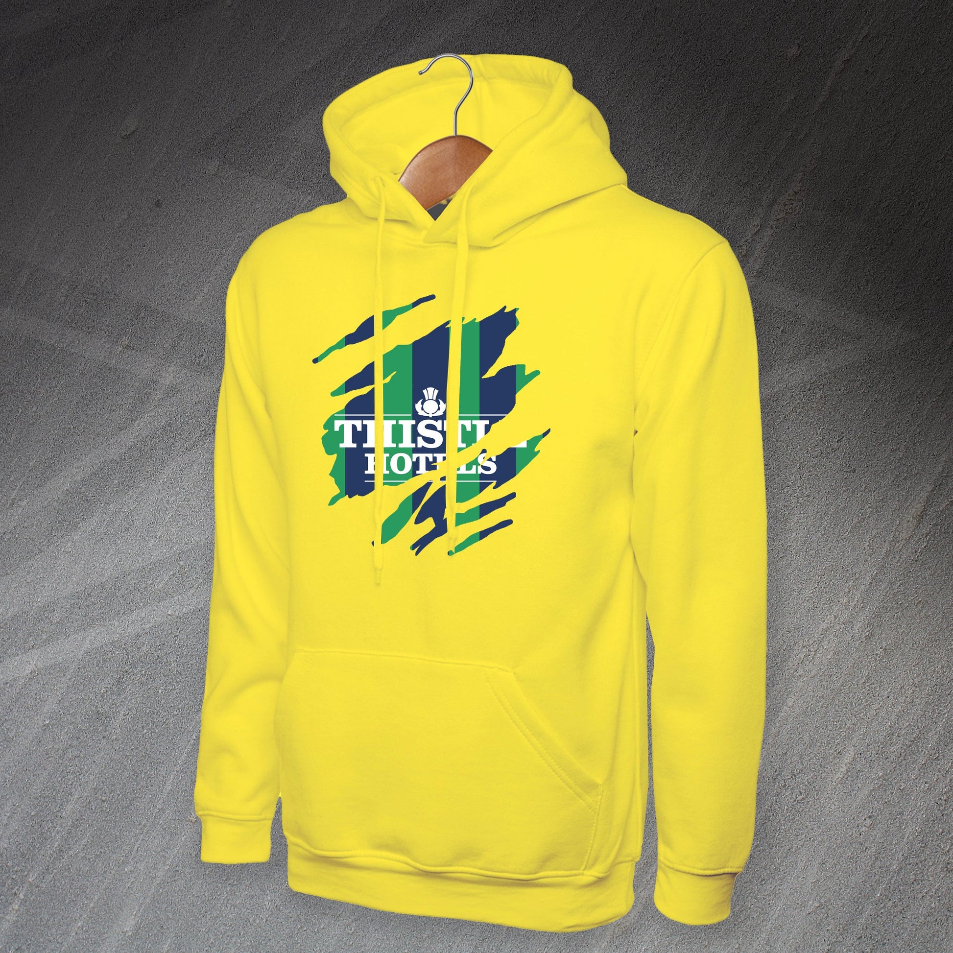 Retro Leeds 1994 Torn Effect Hoodie