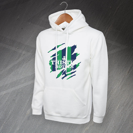 Retro Leeds 1994 Torn Effect Hoodie