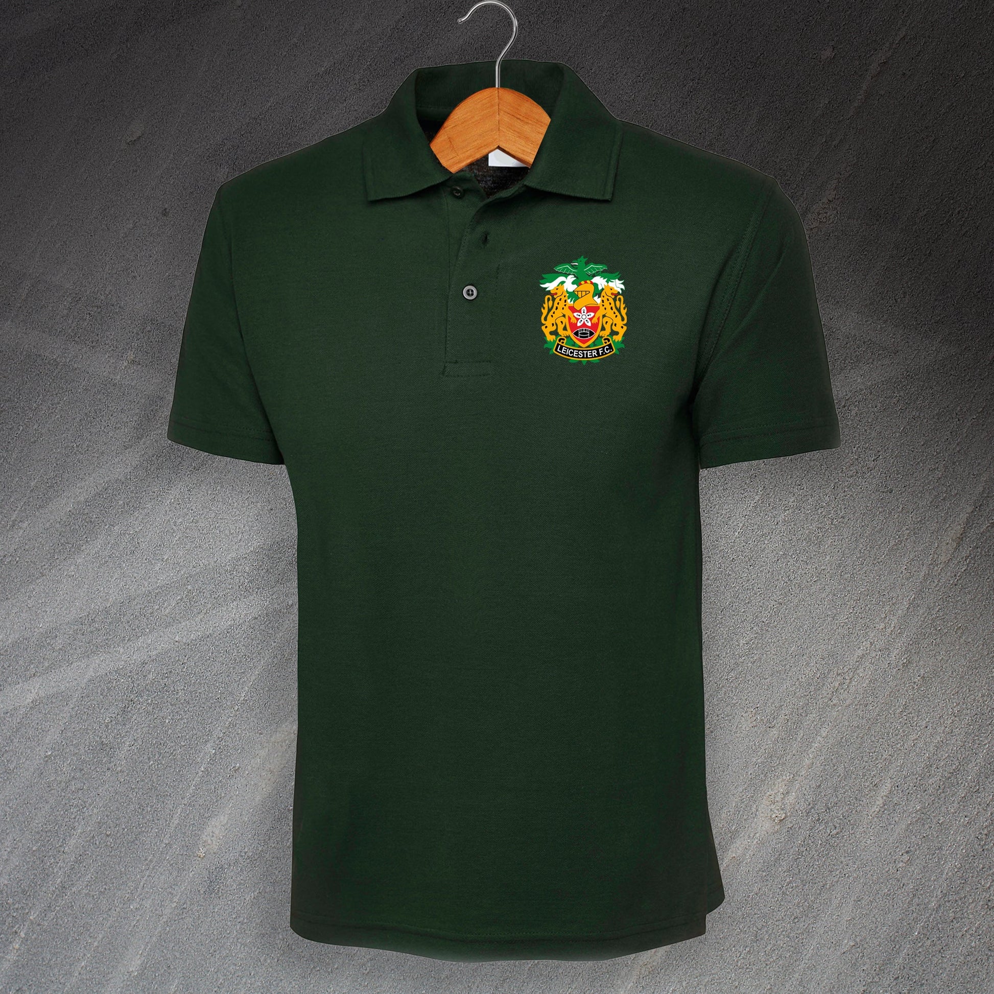 Retro Leicester Tigers Polo Shirt