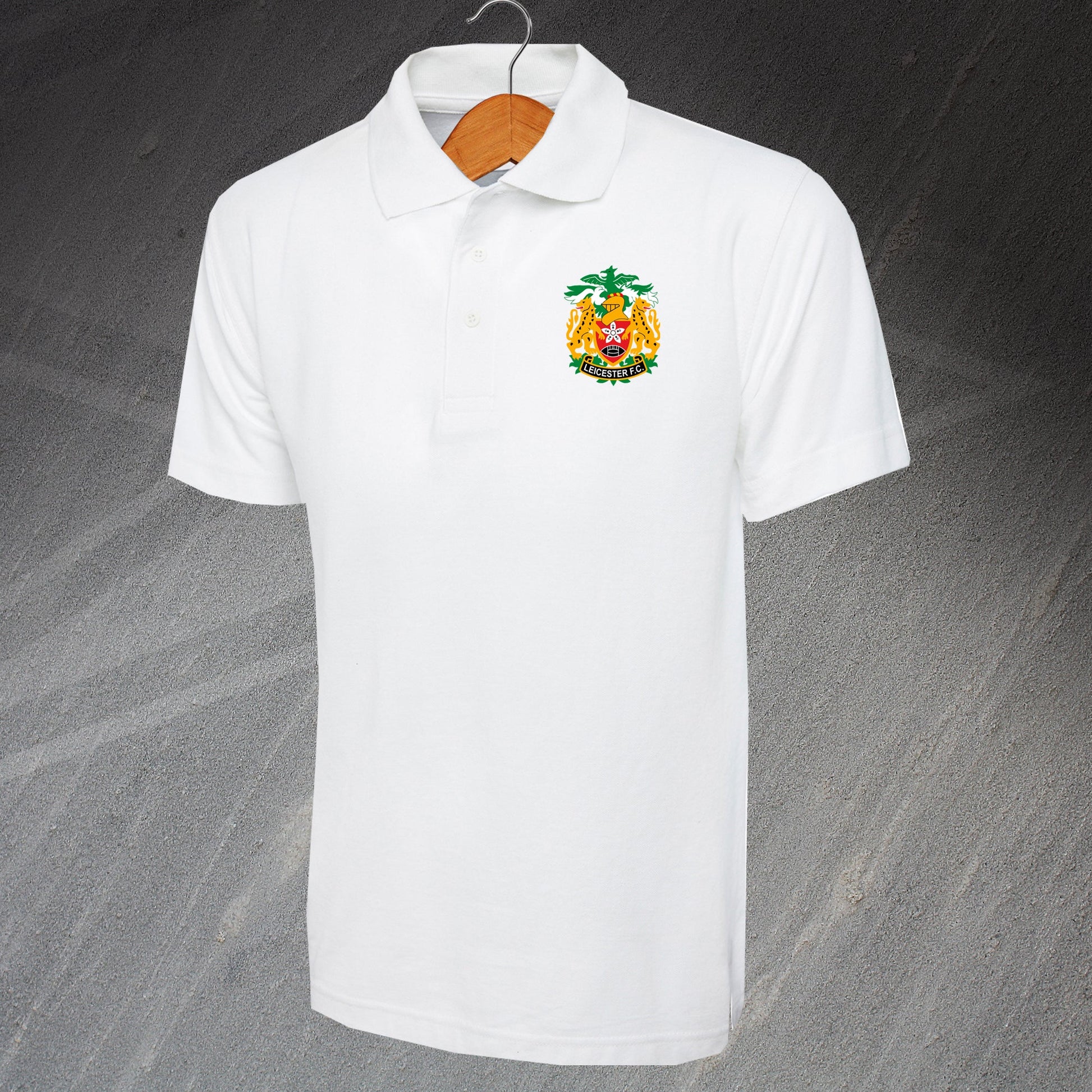Retro Leicester Tigers Polo Shirt