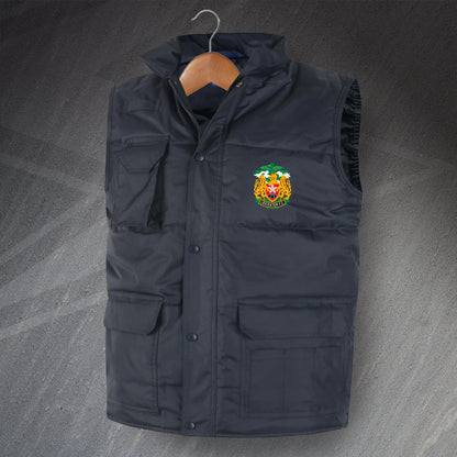 Retro Leicester FC Rugby 1990s Super Pro Bodywarmer