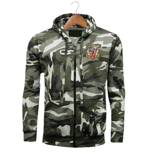 Newcastle United Camo Hoodie Mens
