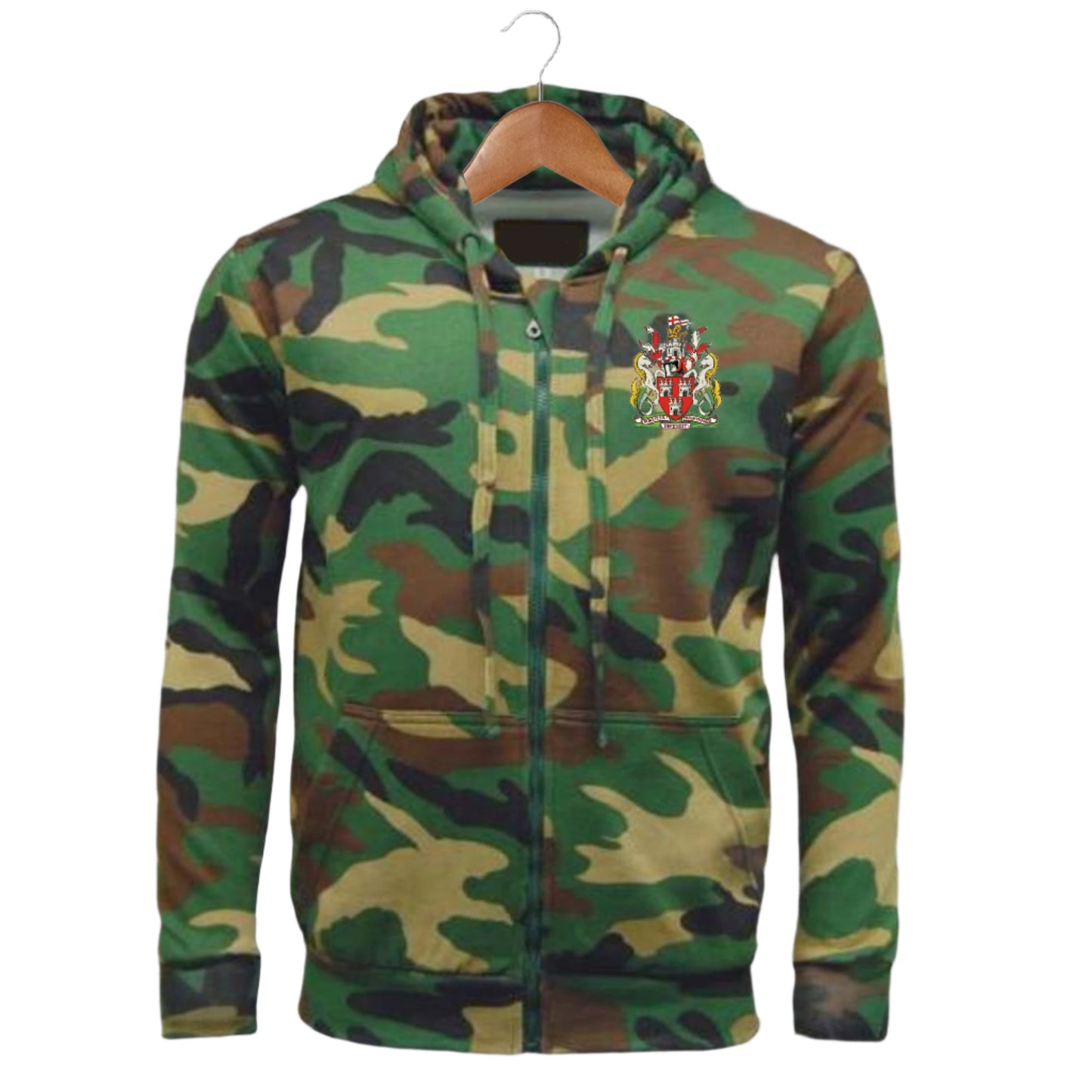 Newcastle United Camo Hoodie Mens