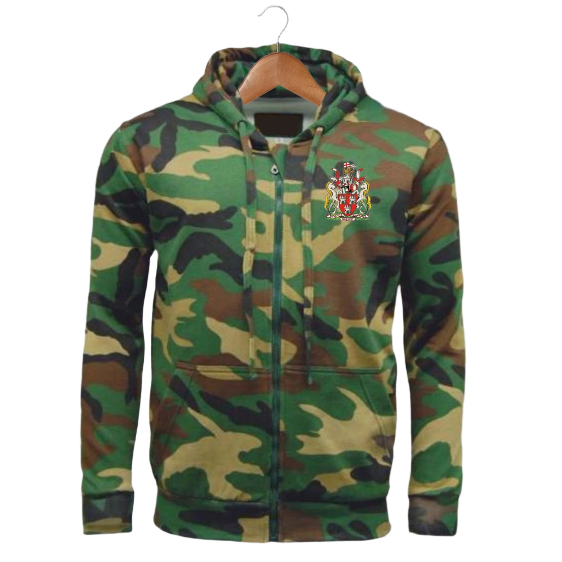 Newcastle United Camo Hoodie Mens