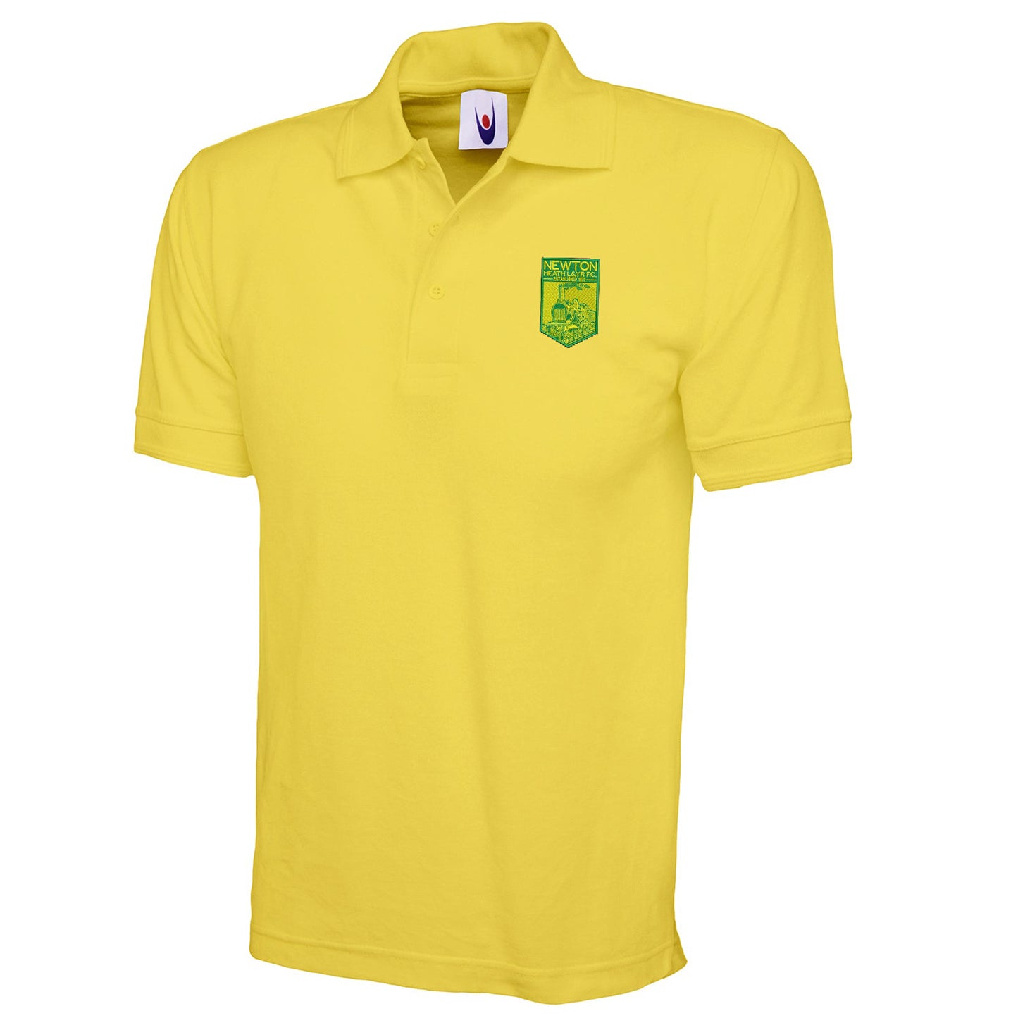 Retro Newton Heath LYR Embroidered Classic Polo Shirt
