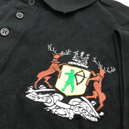 Retro Notts County Football Polo Shirt