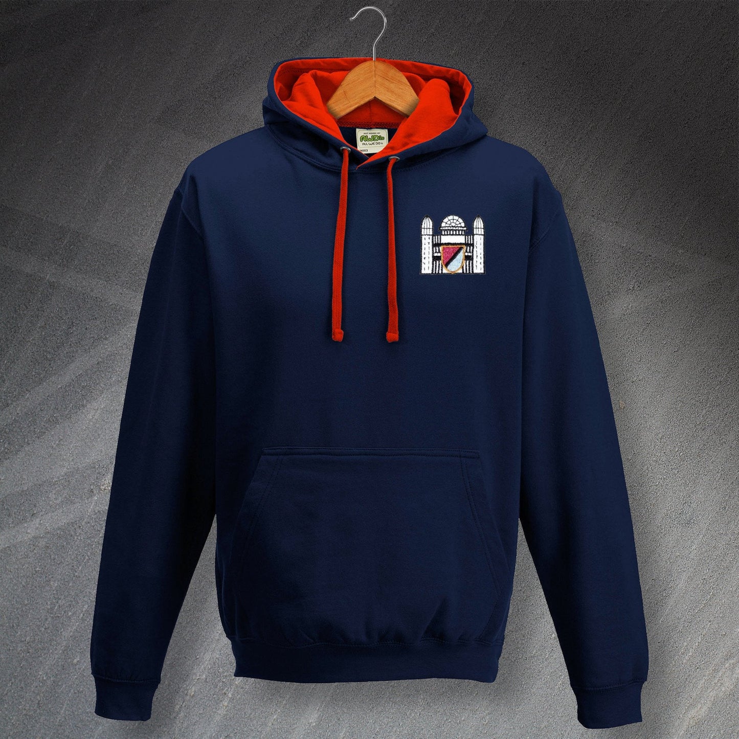 Retro Palace Contrast Hoodie with 1955-64 Embroidered Badge