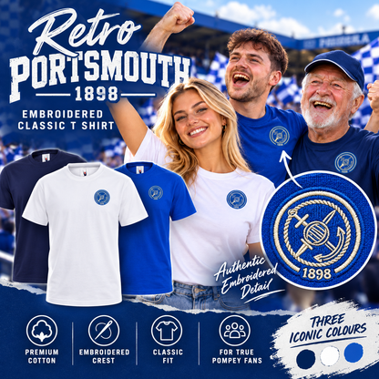 Retro Portsmouth Football T-Shirt