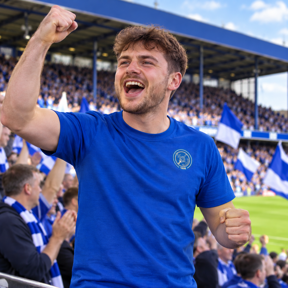 Retro Portsmouth Football T-Shirt