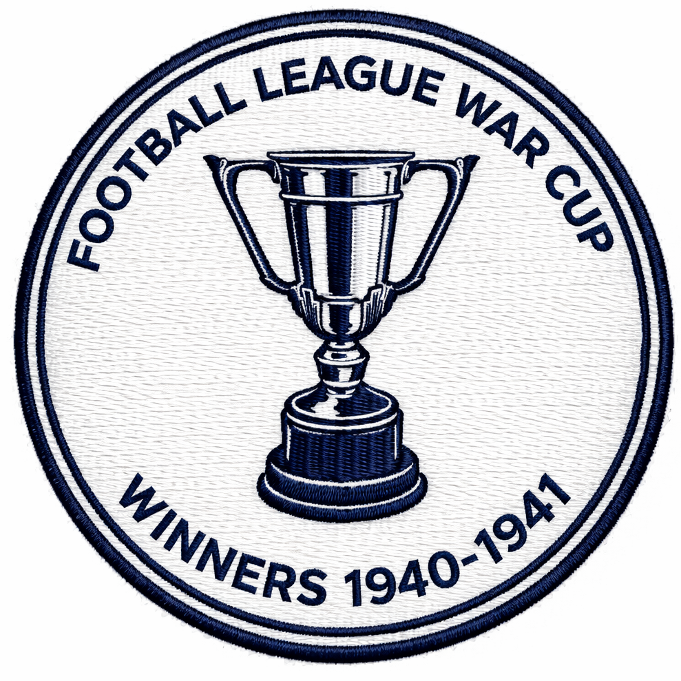 Retro Preston Football League War Cup Winners 1940-1941 Embroidered Performance Lightweight Sport Polo Shirt