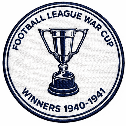 Retro Preston Football League War Cup Winners 1940-1941 Embroidered Performance Lightweight Sport Polo Shirt