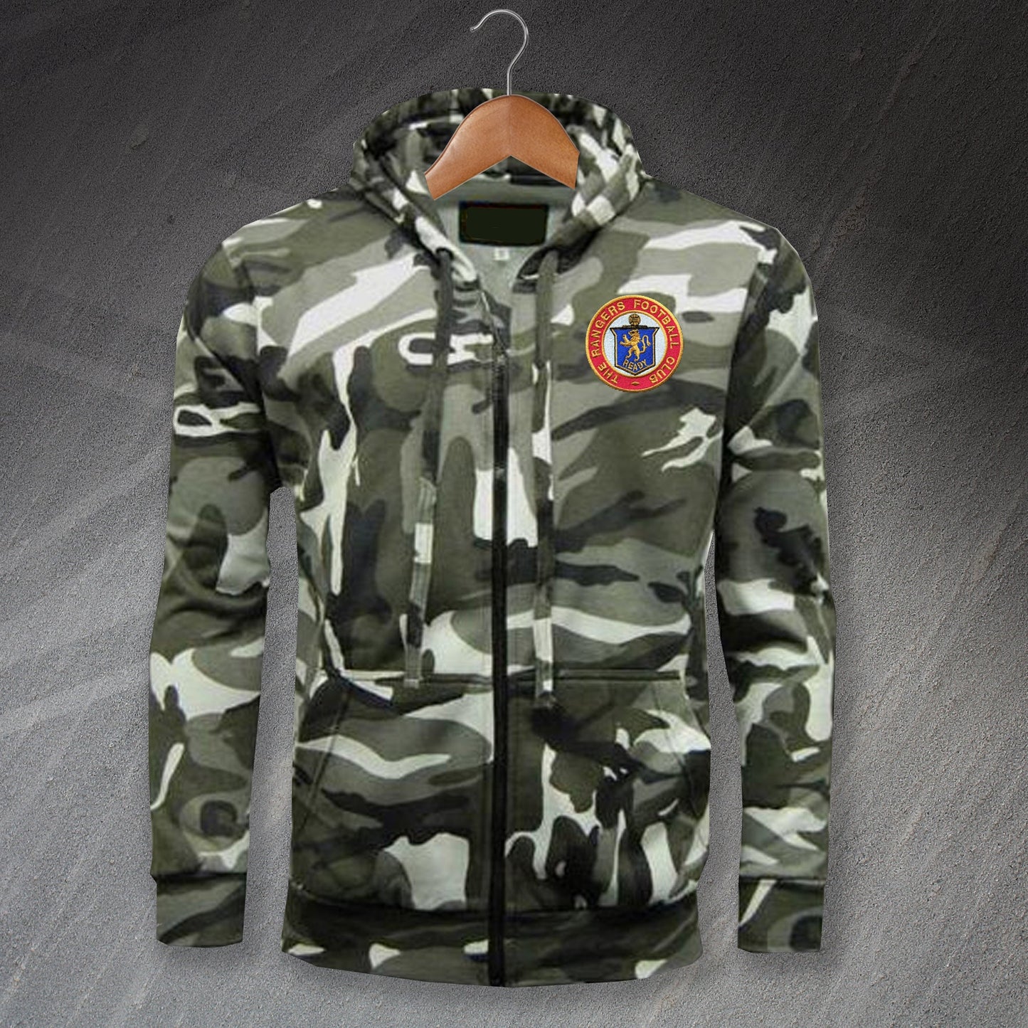 Retro Rangers 1959 Camouflage Hoodie