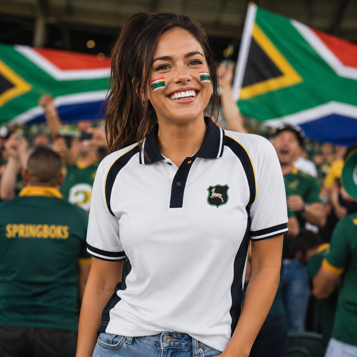 Retro South Africa Rugby Shirt