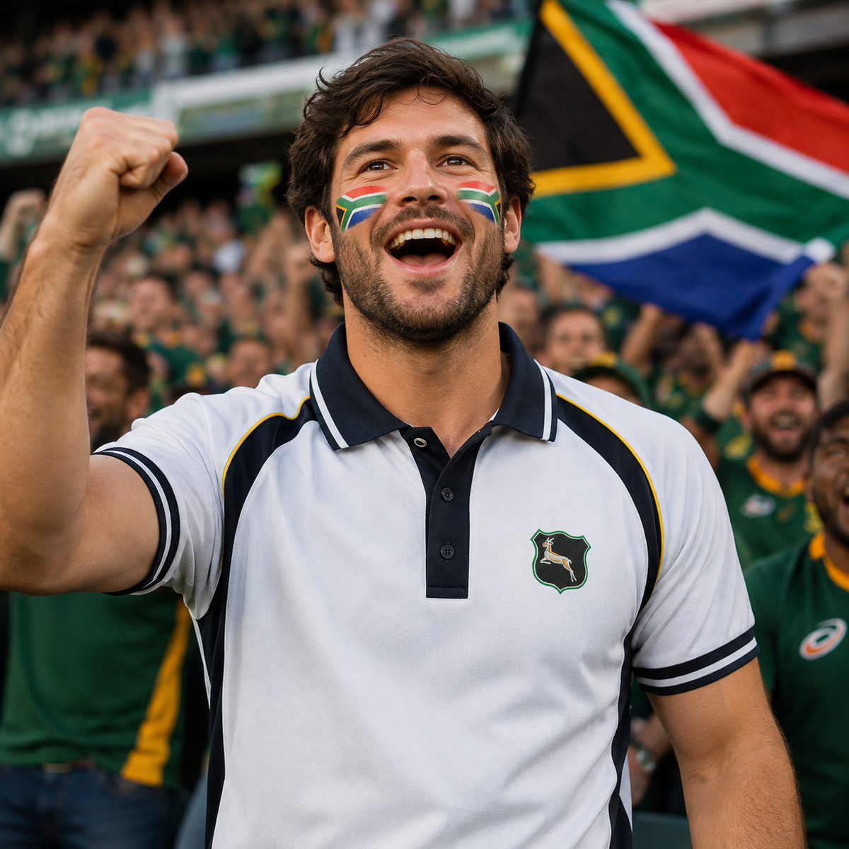 Retro South Africa Rugby Shirt