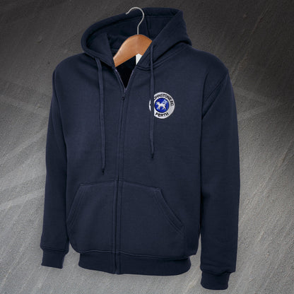 Retro St Johnstone 1980 Embroidered Full Zip Hoodie