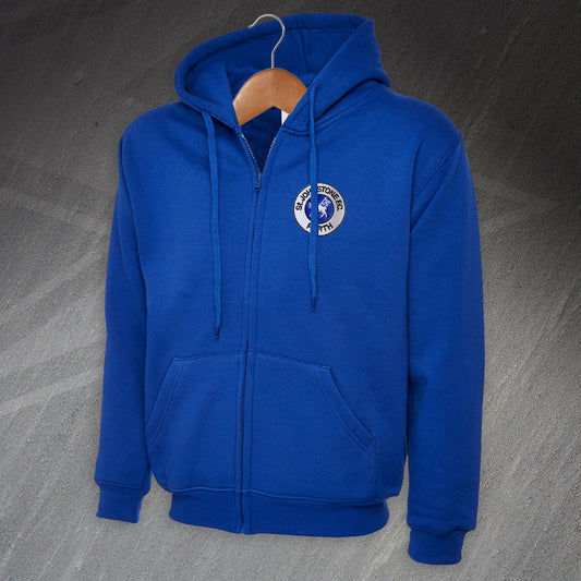 Retro St Johnstone 1980 Embroidered Full Zip Hoodie
