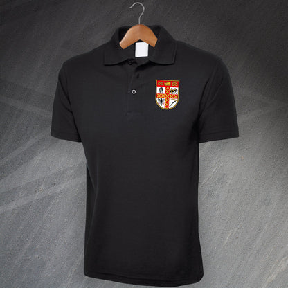 Stoke Embroidered Football Polo Shirt
