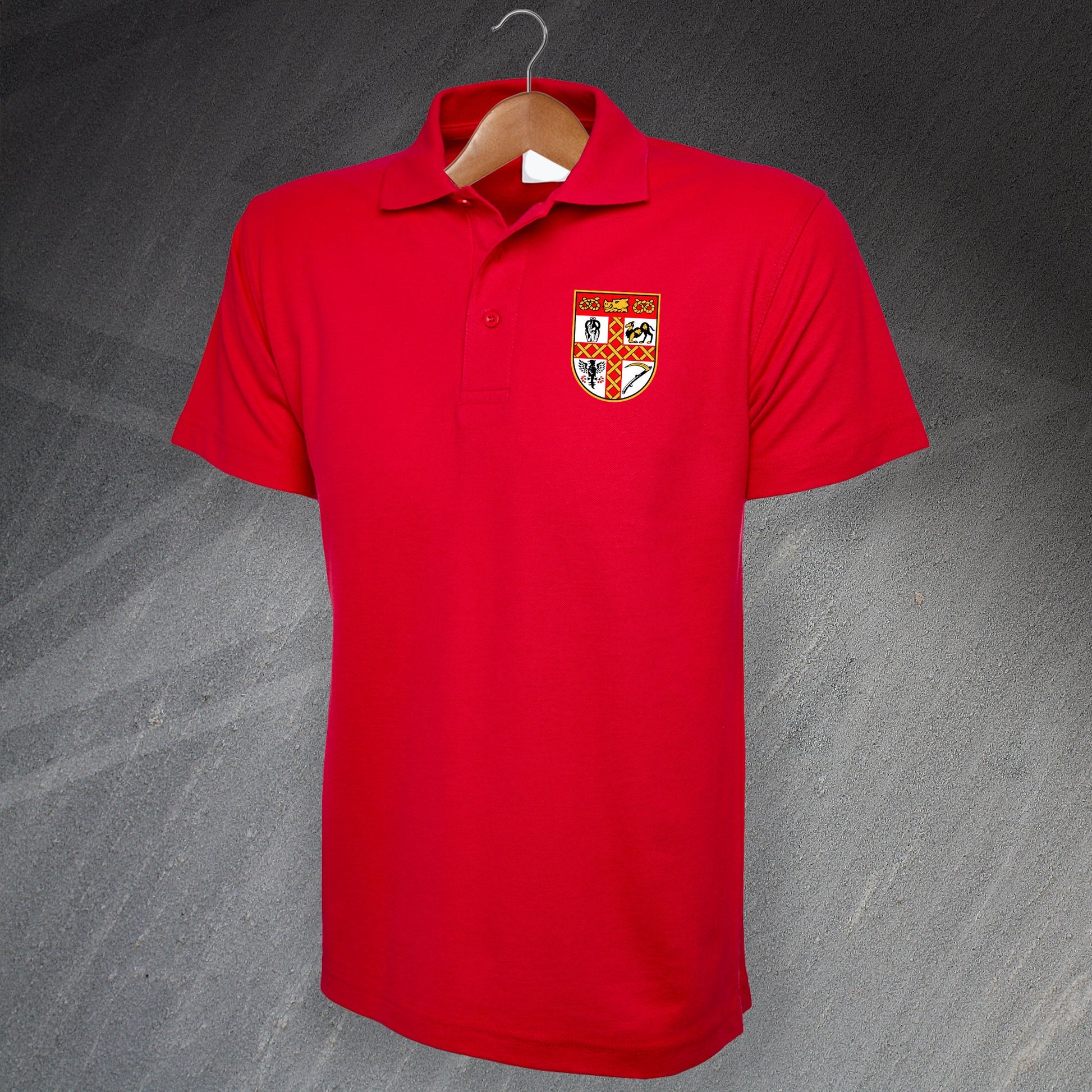 Stoke Embroidered Football Polo Shirt