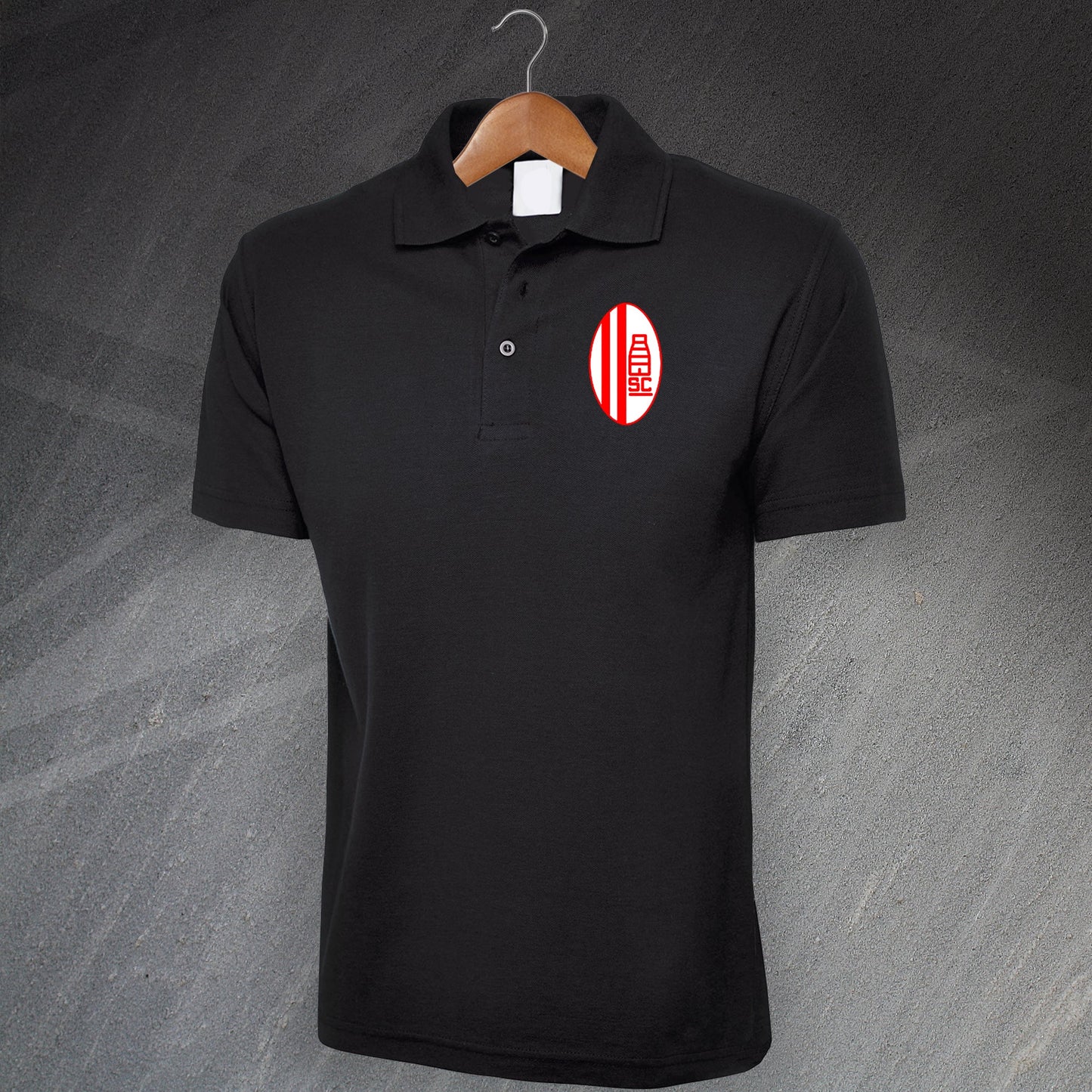 Stoke Embroidered Football Polo Shirt