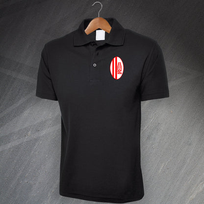 Stoke Embroidered Football Polo Shirt