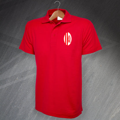 Stoke Embroidered Football Polo Shirt
