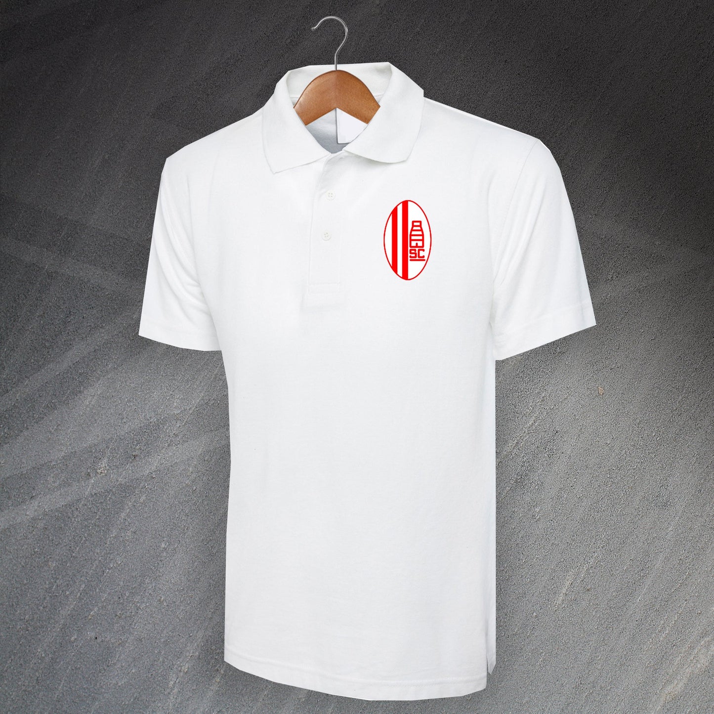 Stoke Embroidered Football Polo Shirt