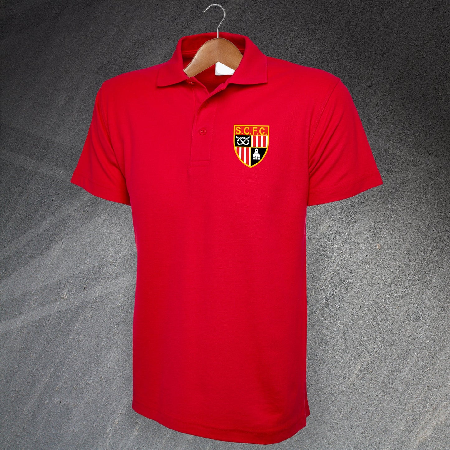 Stoke Embroidered Football Polo Shirt