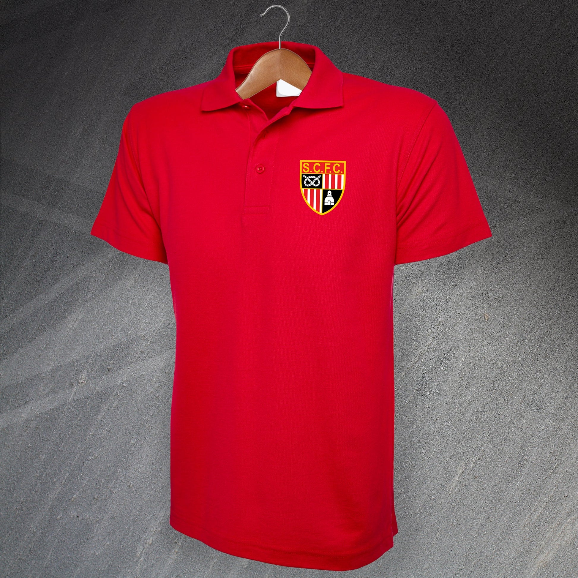 Stoke Embroidered Football Polo Shirt