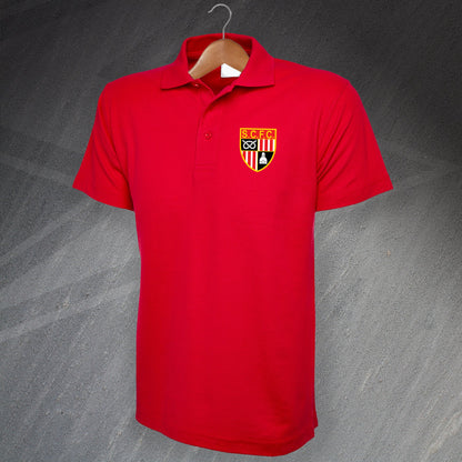 Stoke Embroidered Football Polo Shirt
