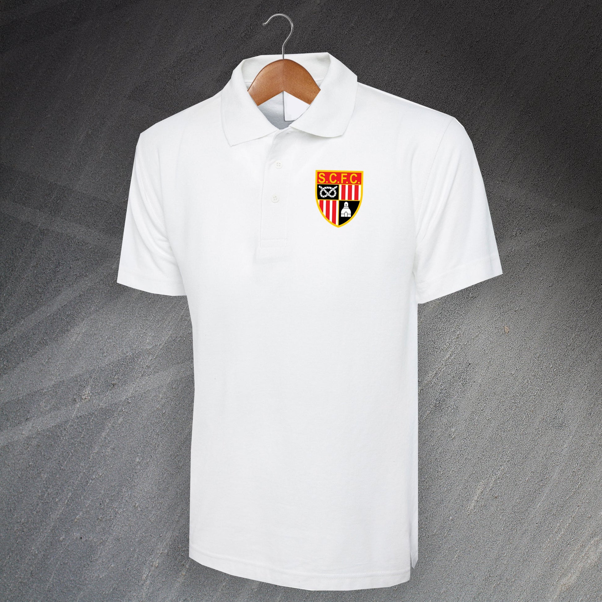 Stoke Embroidered Football Polo Shirt