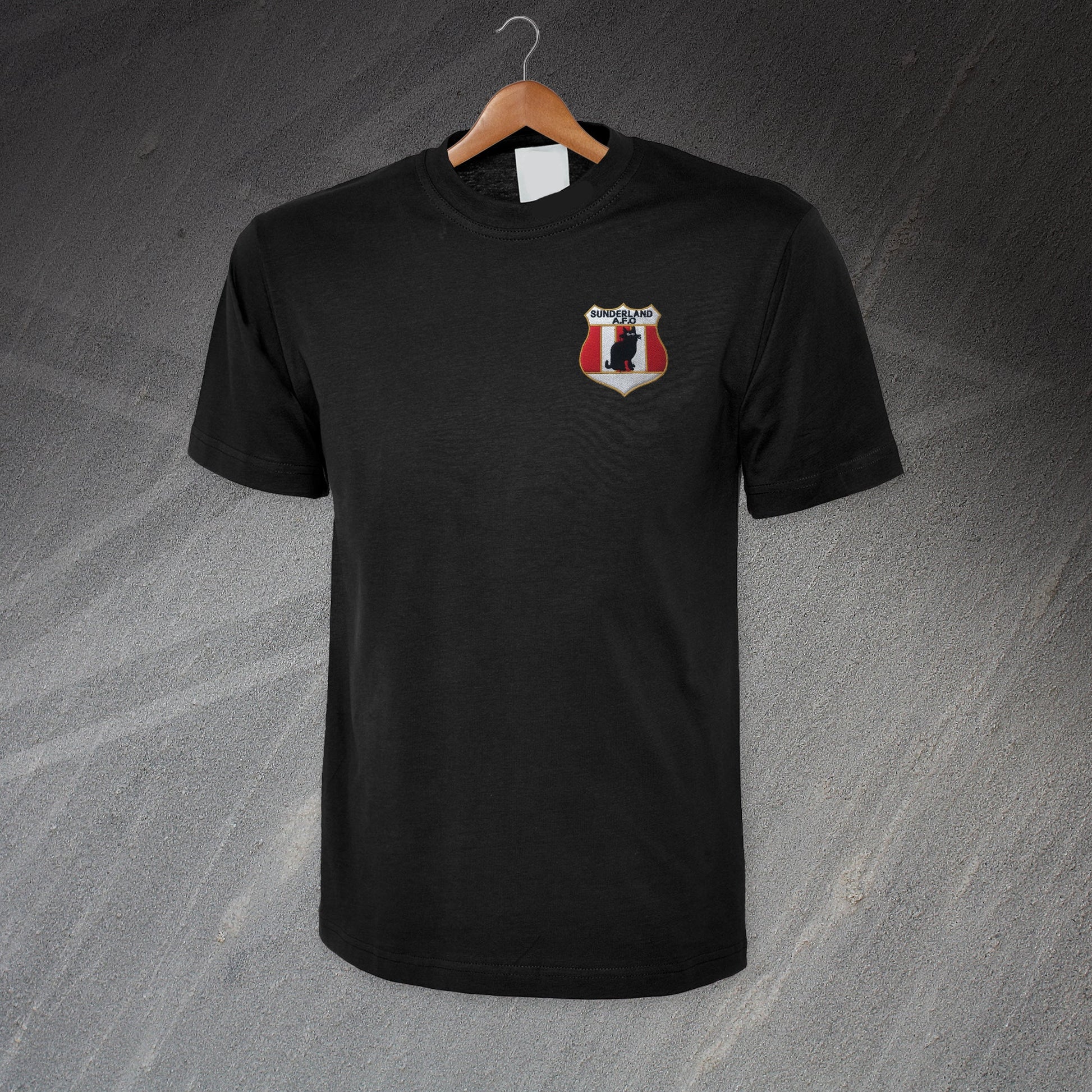 Retro Sunderland 1898 Embroidered T-Shirt