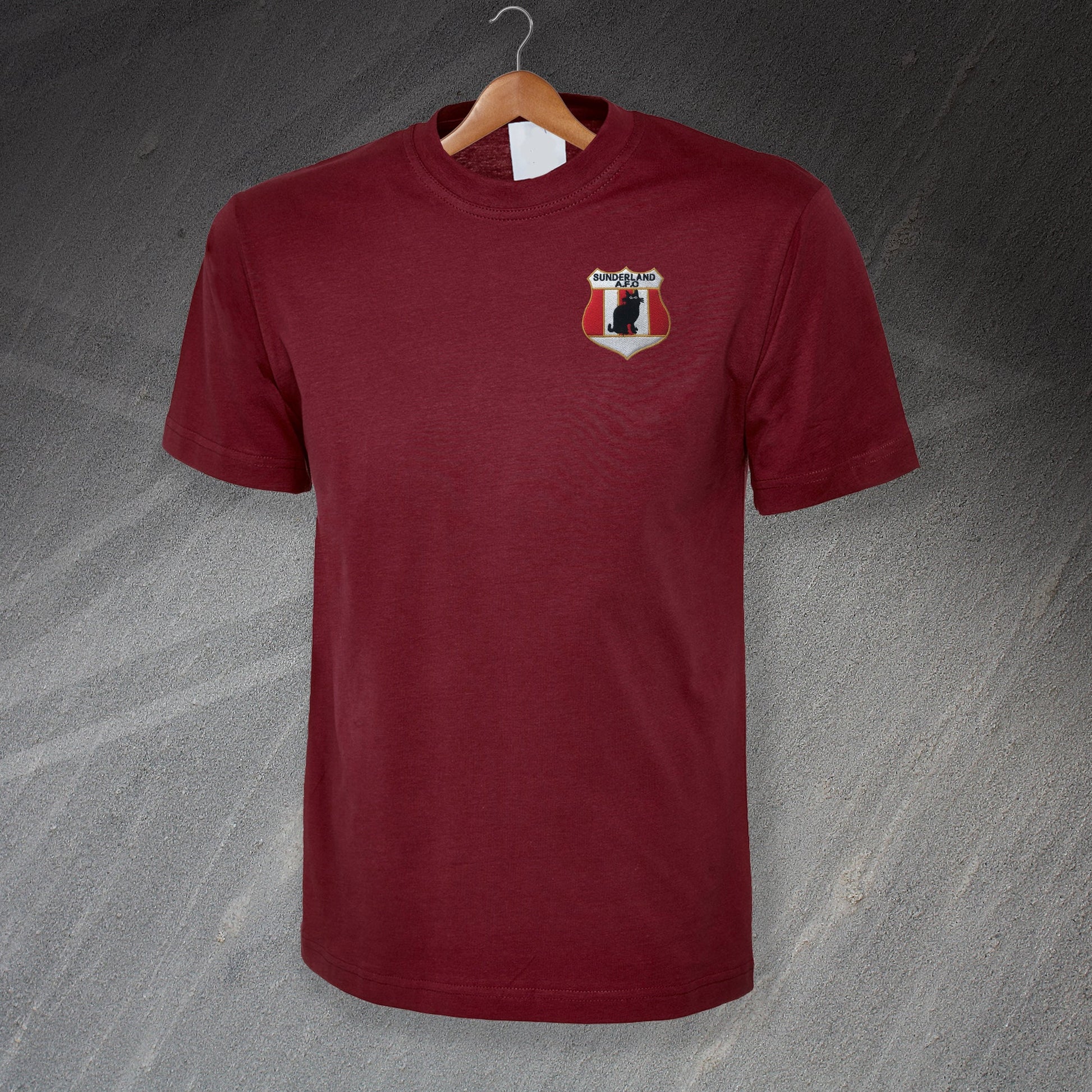 Retro Sunderland 1898 Embroidered T-Shirt