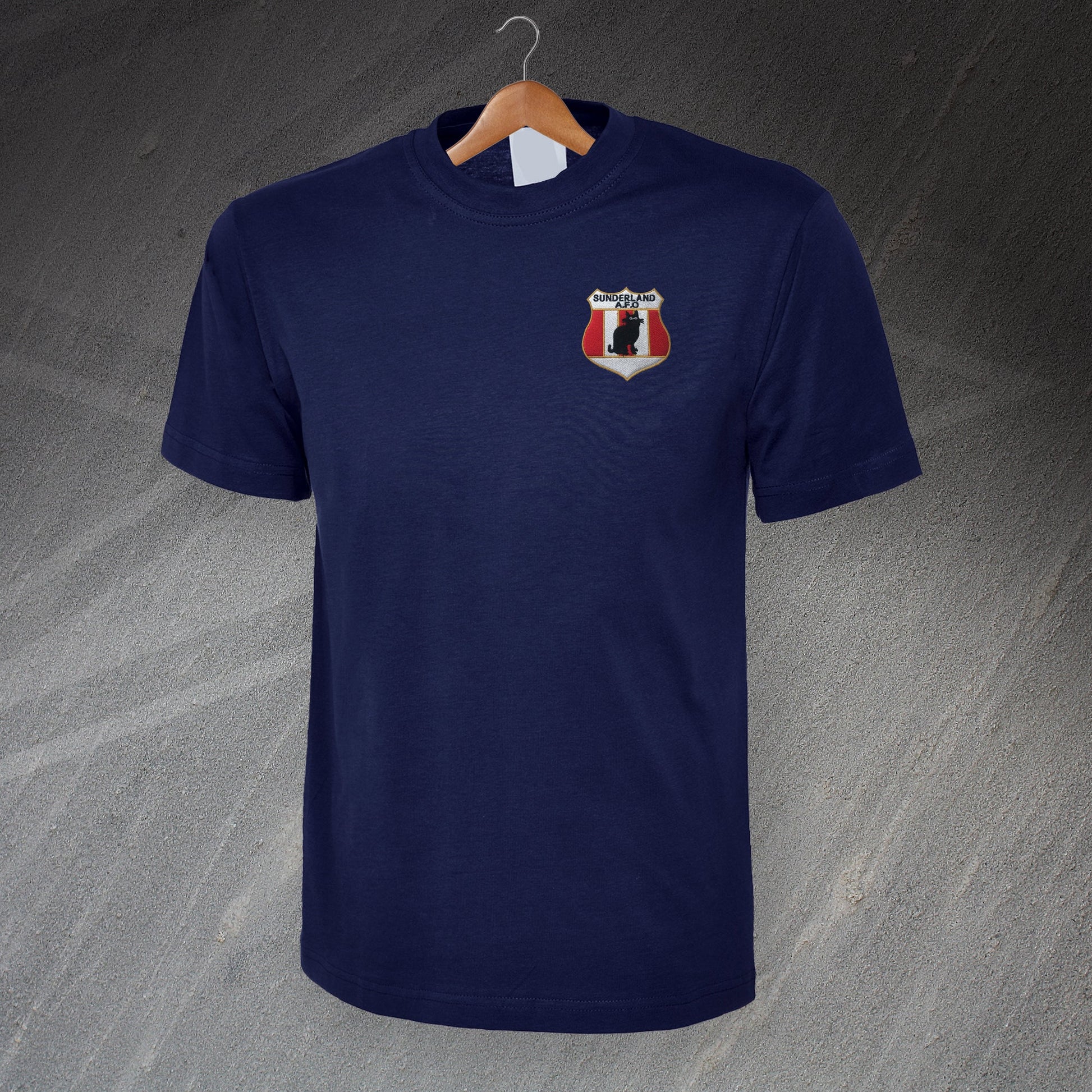Retro Sunderland 1898 Embroidered T-Shirt