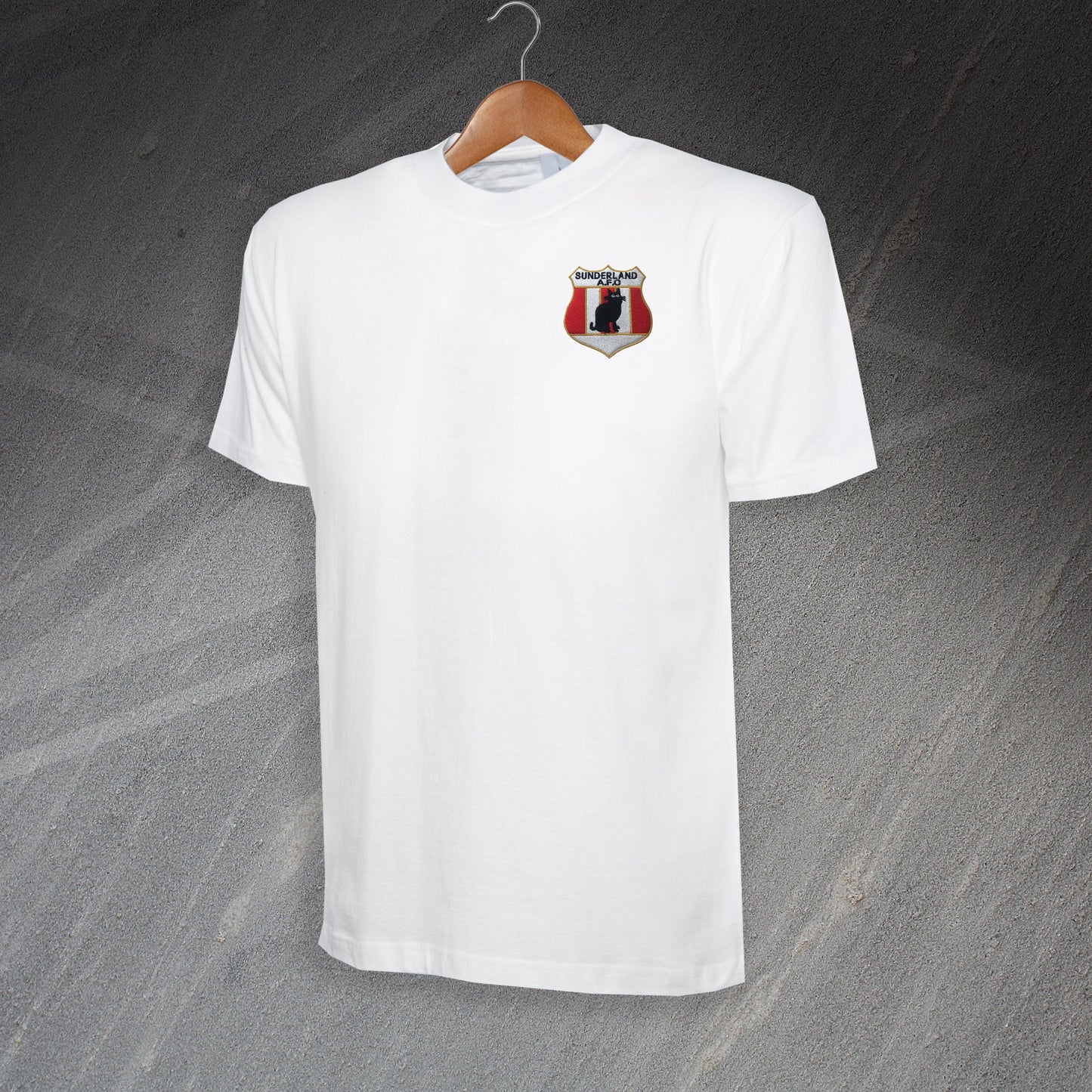 Retro Sunderland 1898 Embroidered T-Shirt