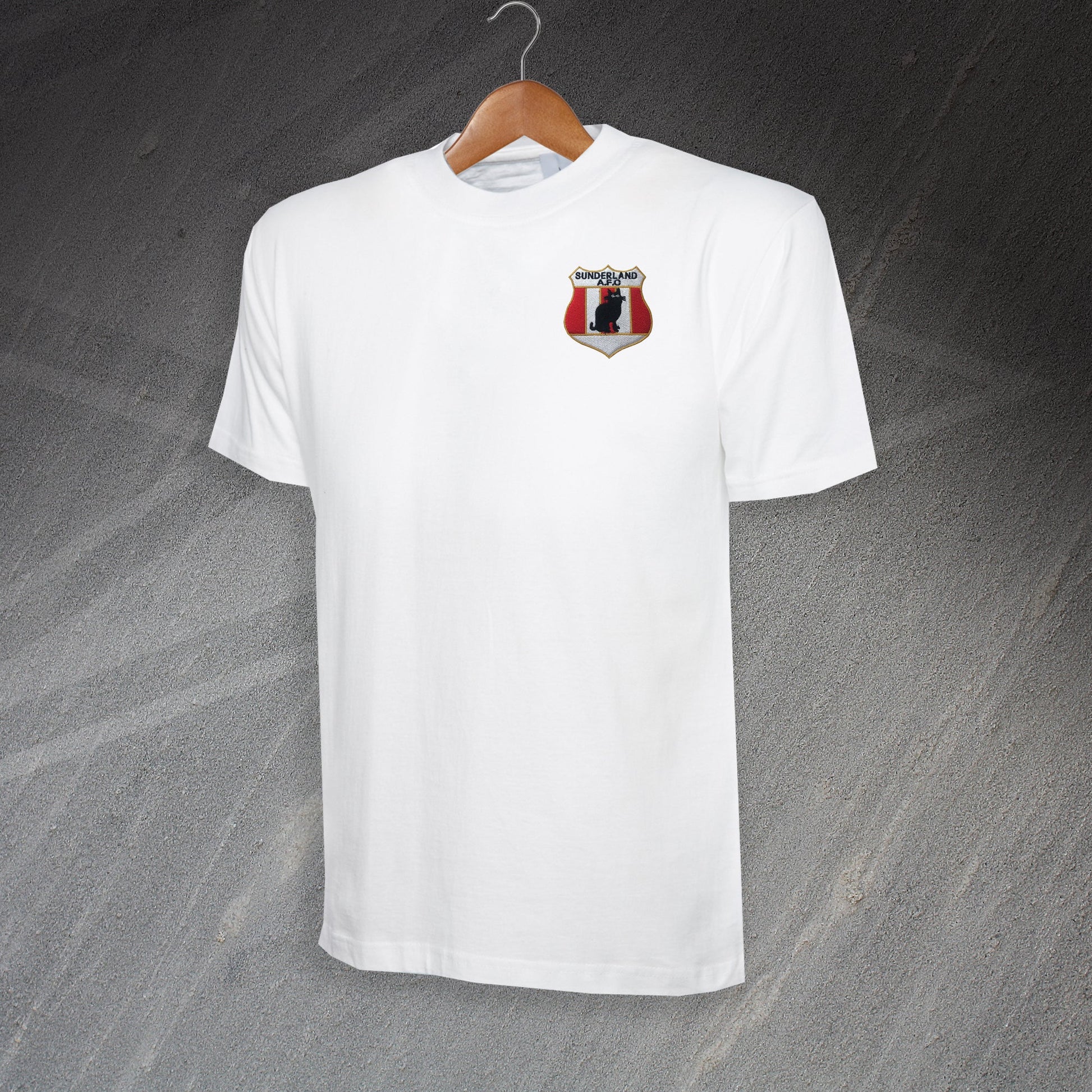 Retro Sunderland 1898 Embroidered T-Shirt
