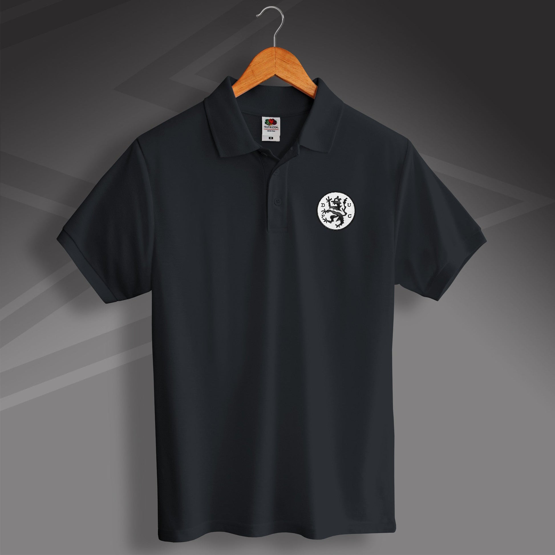 Retro Terrors Polo Shirt with Embroidered Badge
