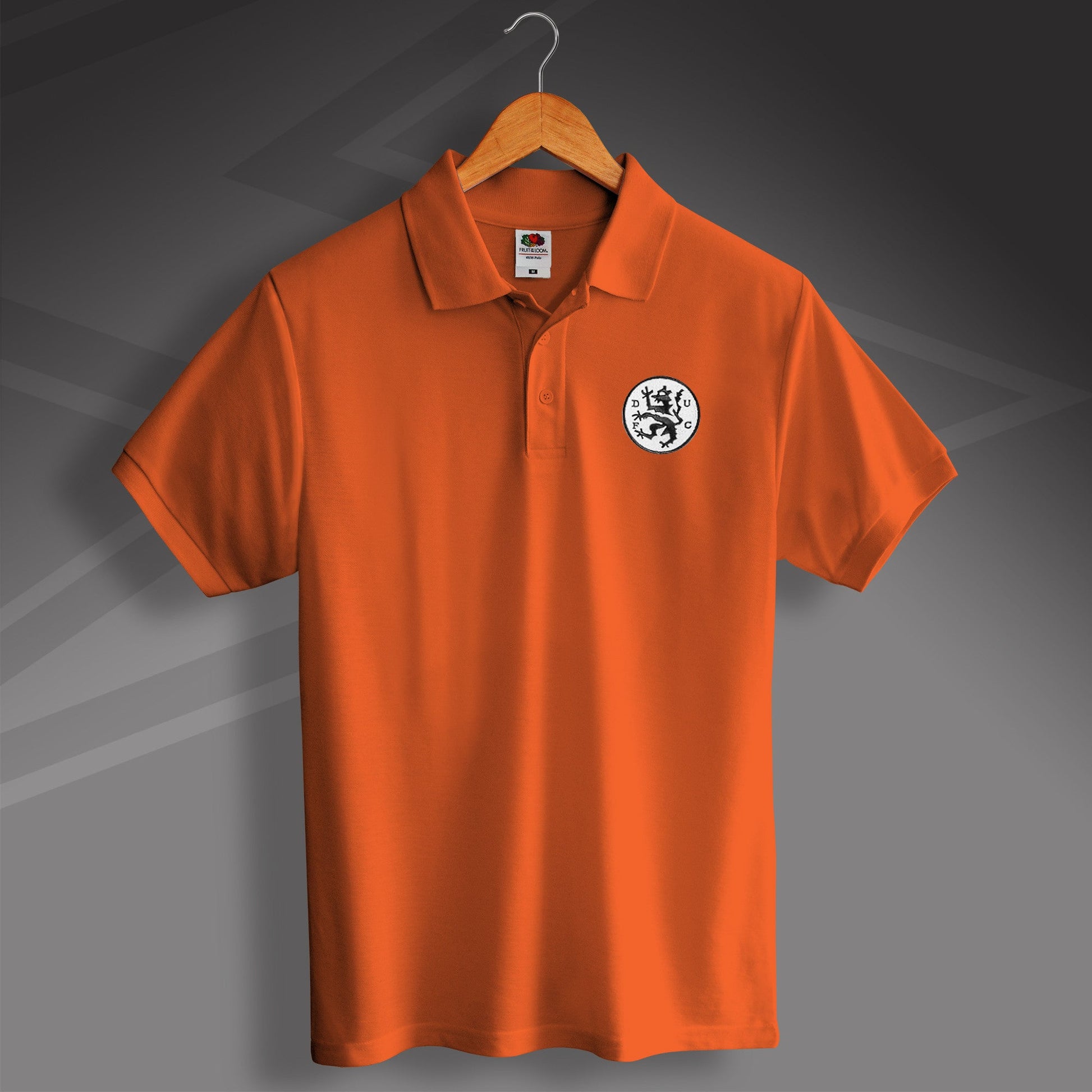 Retro Terrors Polo Shirt with Embroidered Badge