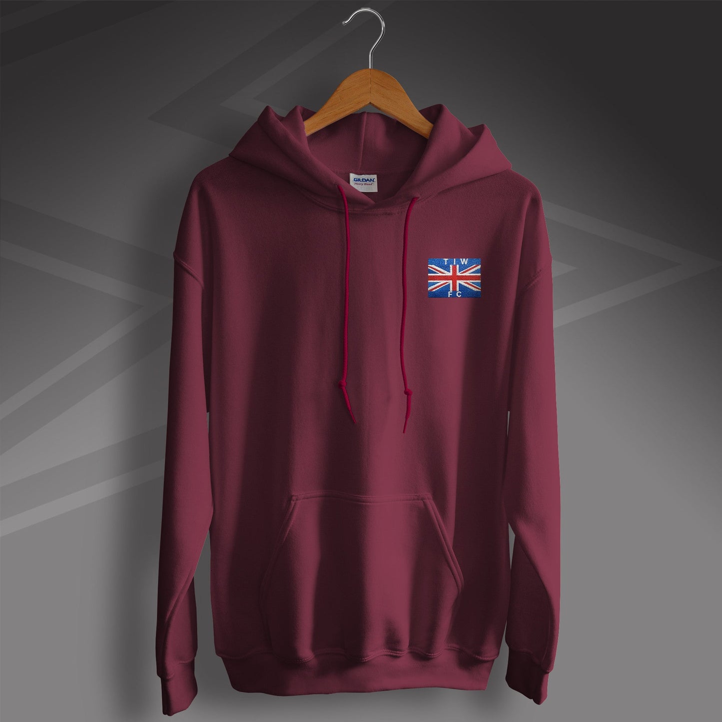 Retro Thames Ironworks Hoodie with 1890s Embroidered Badge