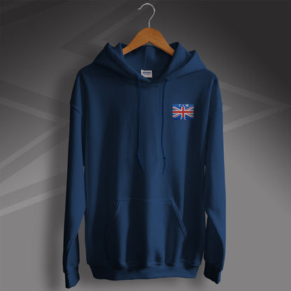 Retro Thames Ironworks Hoodie with 1890s Embroidered Badge