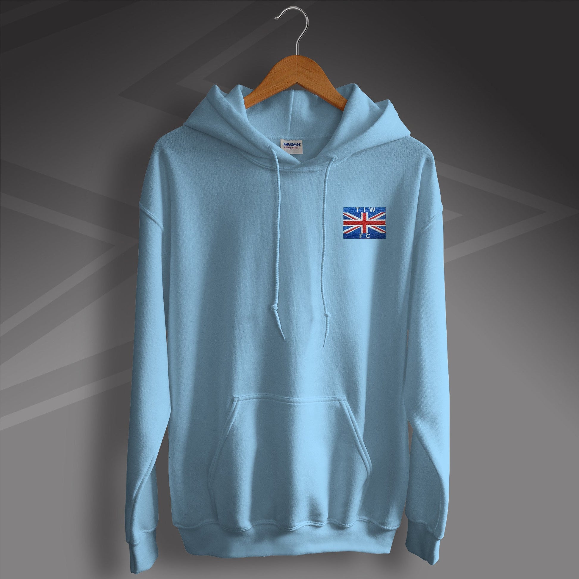 Retro Thames Ironworks Hoodie with 1890s Embroidered Badge