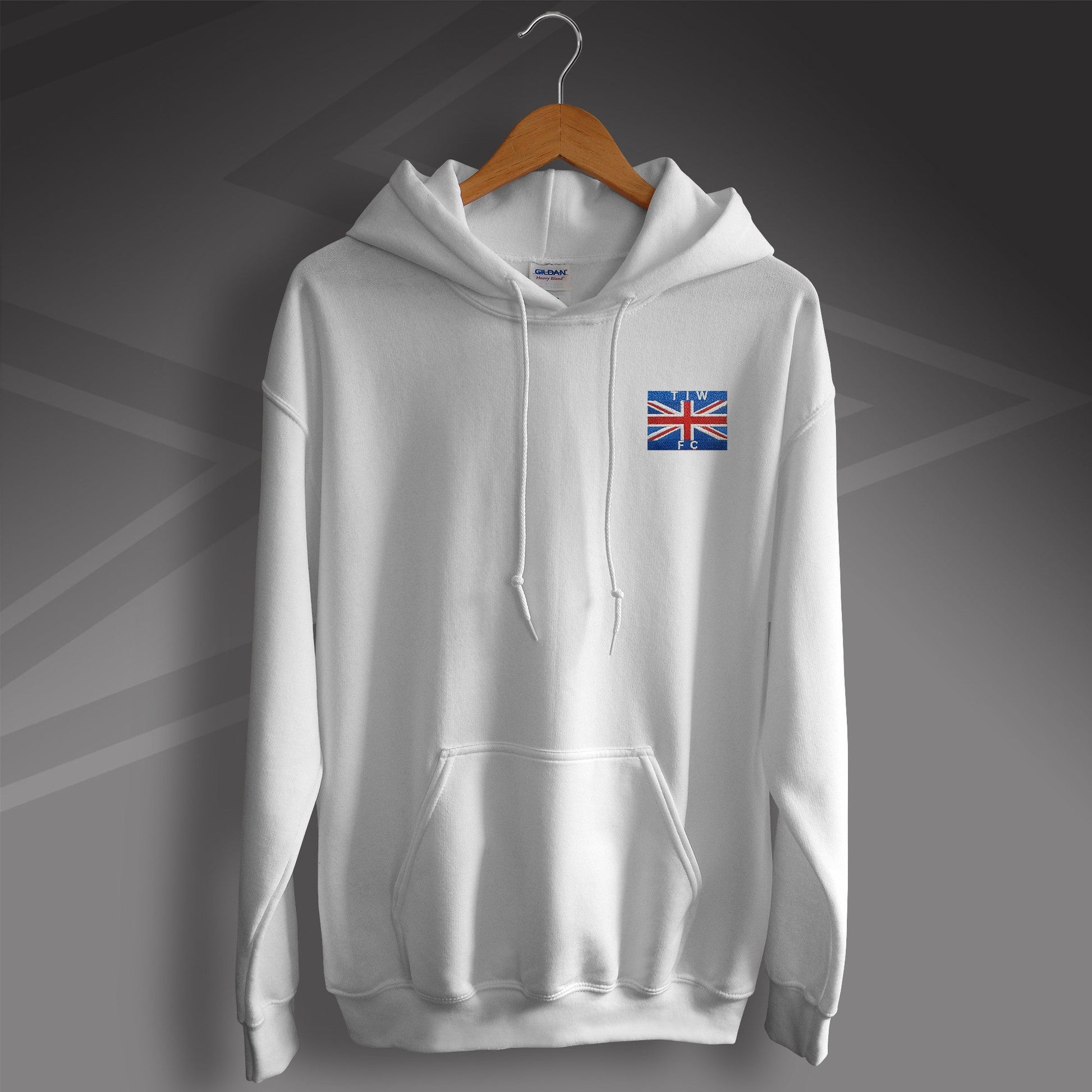 Retro Thames Ironworks Hoodie with 1890s Embroidered Badge