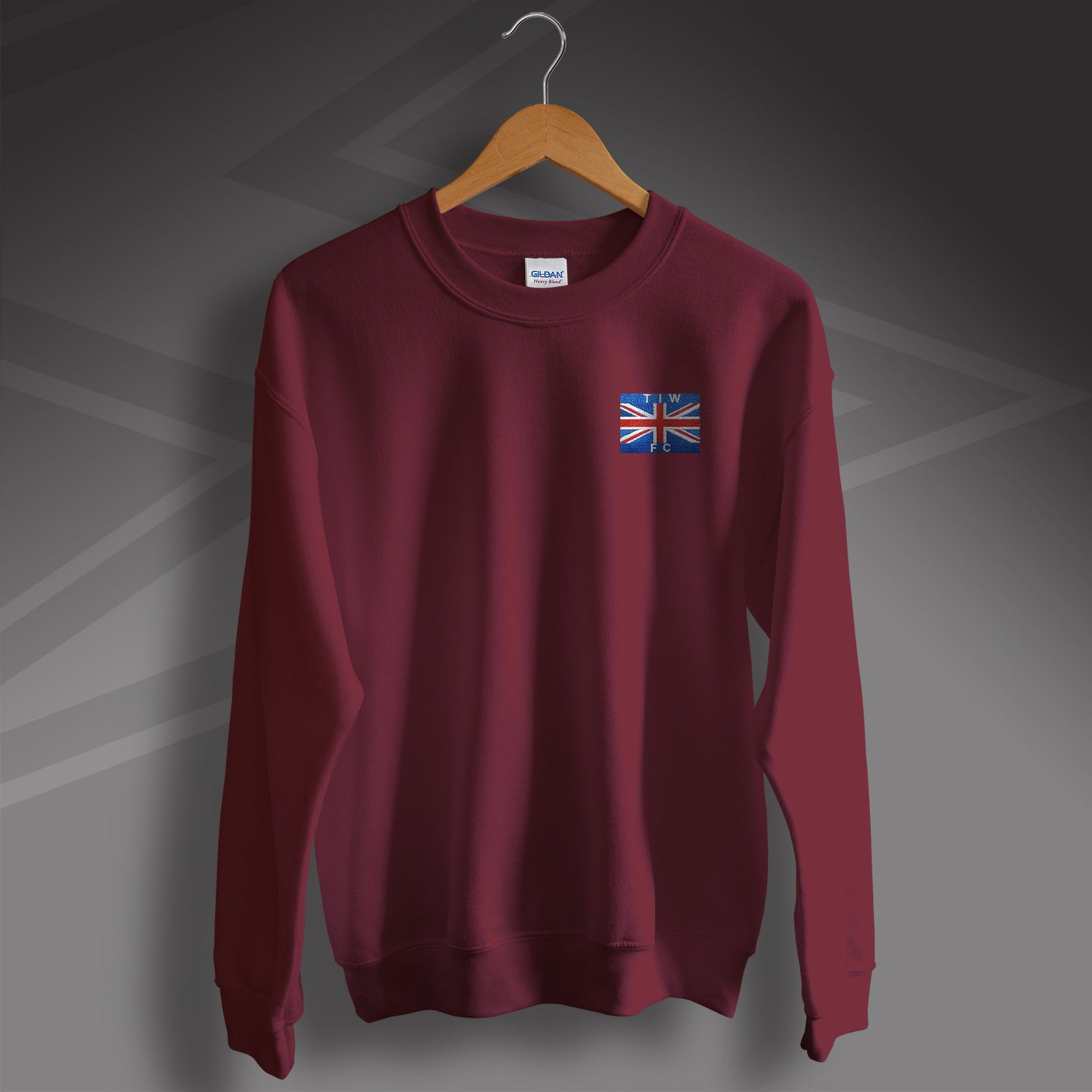 Retro Thames Ironworks Sweater with 1890s Embroidered Badge