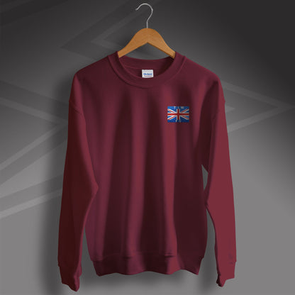 Retro Thames Ironworks Sweater with 1890s Embroidered Badge
