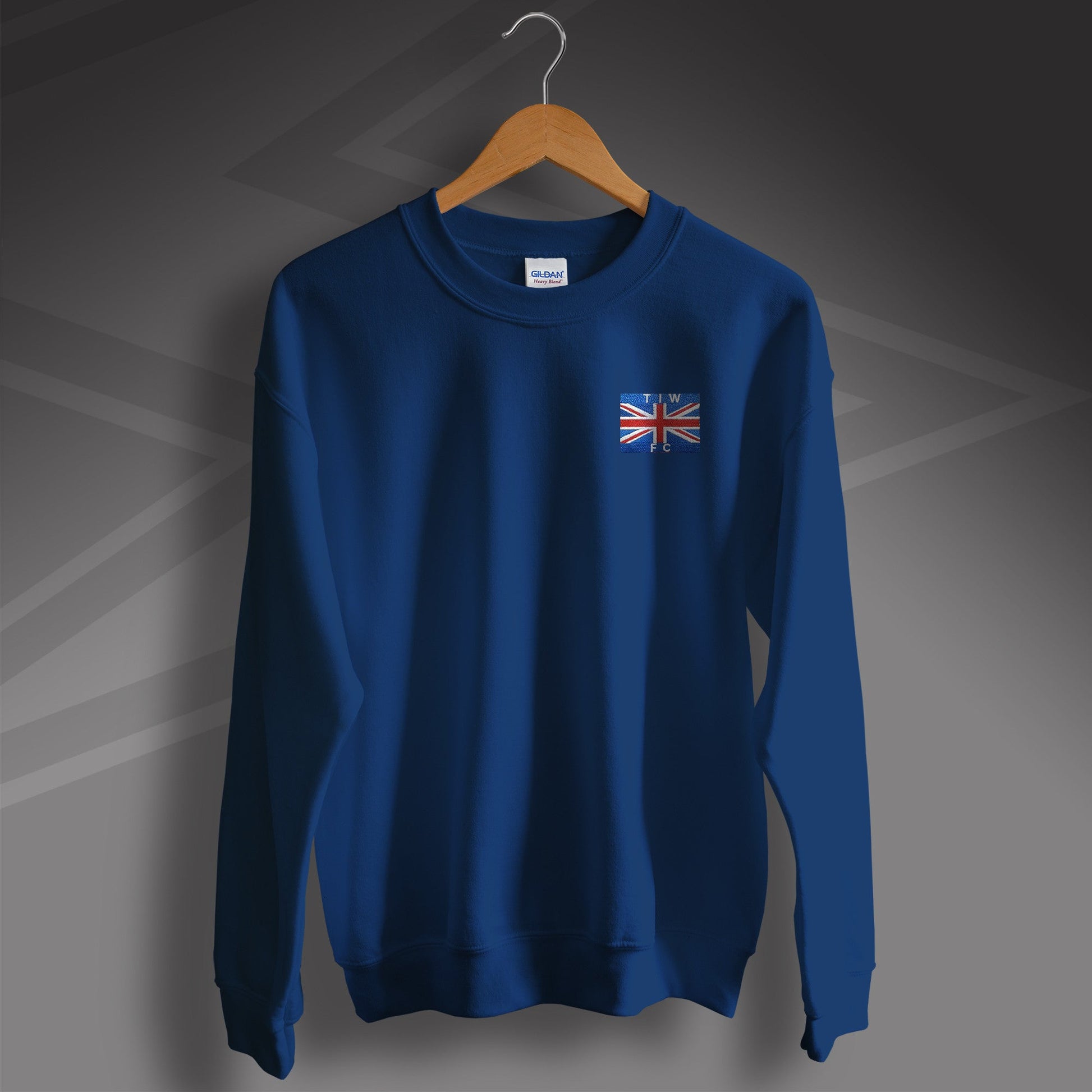 Retro Thames Ironworks Sweater with 1890s Embroidered Badge