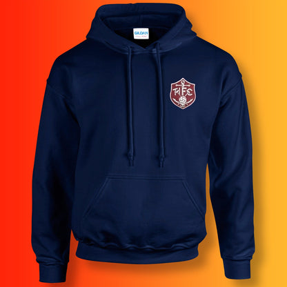Retro Thames Ironworks Hoodie with Embroidered Badge